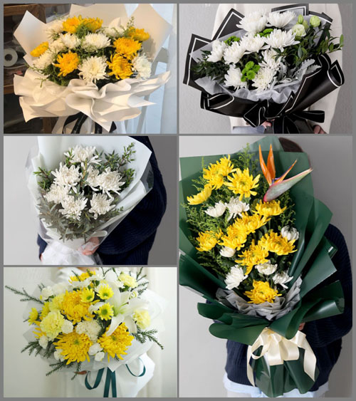 贵州毕节市威宁县草海镇银龙村白事花束代送